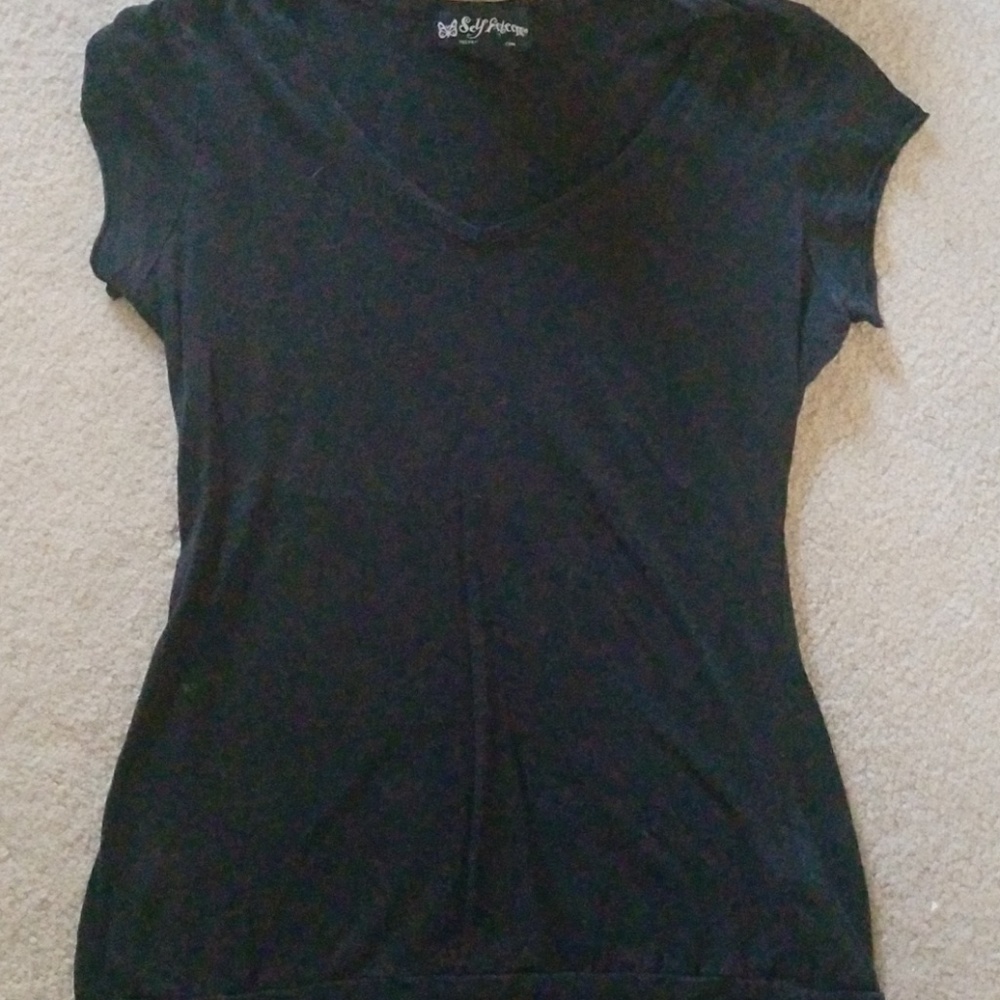 Black Fitted Tee